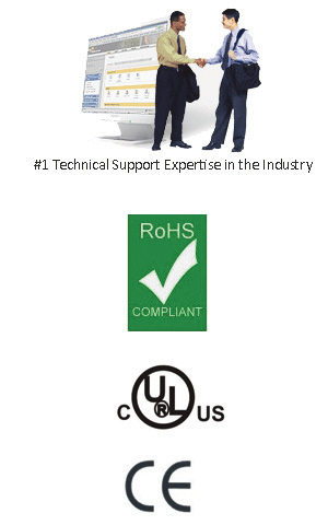 Best Technical Support, ROHS Compliancy Available,  UL Approved